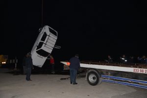Ordu'da otomobil denize u&ccedil;tu: 1 yaralı