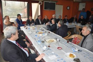 Şahin, Bursa'da oda başkanları ile bir araya geldi