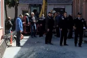 Hastanedeki hafriyat &ccedil;alışmasında g&ouml;&ccedil;&uuml;k