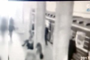 Rusya'daki ter&ouml;r saldırısı g&uuml;venlik kamerasında