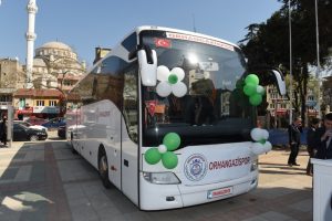 Bursa Orhangazispor otob&uuml;s&uuml;ne kavuştu