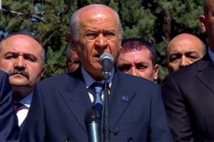 Bah&ccedil;eli: Asla vazge&ccedil;meyeceğiz, asla d&ouml;nmeyeceğiz