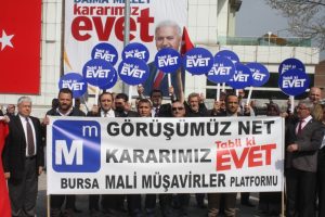 Bursa'da Mali M&uuml;şavirler Platformu "Evet" diyecek