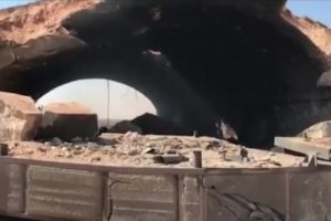 F&uuml;ze saldırısı sonrası Şayrat Hava &Uuml;ss&uuml;'nden ilk g&ouml;r&uuml;nt&uuml;