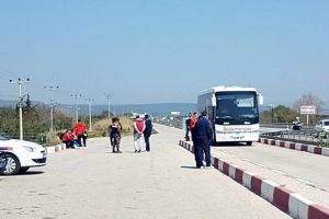 Takım otob&uuml;sleri ma&ccedil;a giderken haczedildi