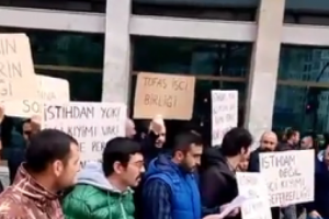 Bursa'da TOFAŞ emek&ccedil;ileri işten atmaları protesto etti