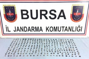 Bursa'da tarihi eser operasyonu 1 g&ouml;zaltı
