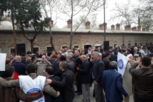 Bursa'da kimyasal silah saldırılarına tepki