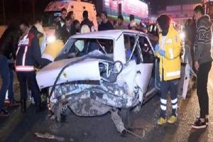 İstanbul'da trafik kazası: 2isi ağır 5 yaralı