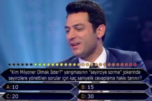 Murat Yıldırım yarışmacıya sorunun cevabını s&ouml;yledi