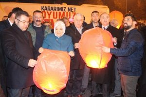 Bakan &Ouml;zl&uuml; dilek feneri u&ccedil;urdu