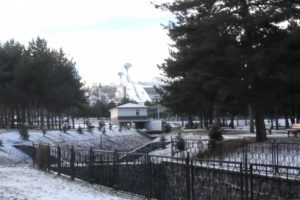Erzurum'da kar ve soğuk etkili oluyor