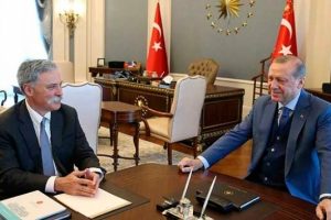 Cumhurbaşkanı Erdoğan F1 CEO'su ile g&ouml;r&uuml;şt&uuml;