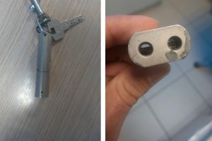 Anahtarlık şeklinde silahla adliyeye girerken yakalandı