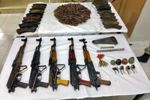 Silopi'de PKK'nın silah ve el bombaları bulundu