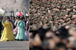 D&uuml;nya endişeyle beklerken Kuzey Kore'den ilgin&ccedil; fotoğraflar geldi...