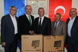 Bursa Kestel'deki muhtarlara teknoloji desteği