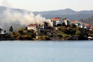 Cennetin ortasındaki 2 milyon liralık villa yandı