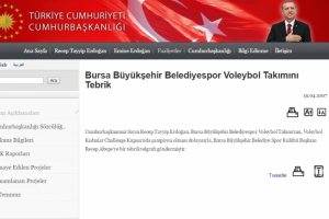 Cumhurbaşkanı Erdoğan'dan Bursa'nın sultanlarına tebrik