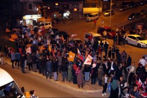 Zonguldak'ta 'hayır' &ccedil;ıktı ama Ak Partililer kutlama yaptı