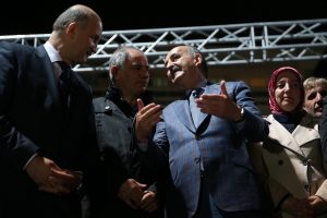 M&uuml;ezzinoğlu Bursa'da vatandaşlara hitap etti