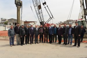 Bursa'da Beşyol kavşağında inşaat hızlandı