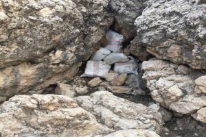 Dere yatağında 160 kilo eroin bulundu