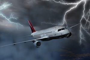 THY u&ccedil;ağına yıldırım isabet etti!