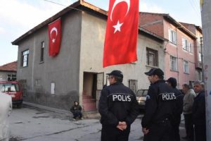 K&uuml;tahya'yı şehit ateşi yaktı