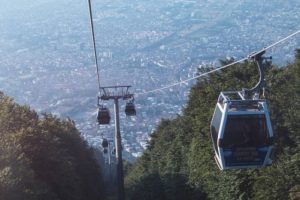 Bursa'da teleferik seferleri iptal edildi