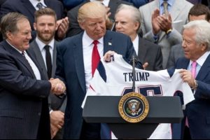 NFL şampiyonu Patriots, Beyaz Saray'ı ziyaret etti