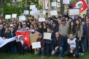 Strasbourg'da referandum protestosu