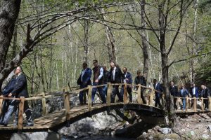 Bursa Sadağı Kanyonu'nda sezon turizmcilerle başladı