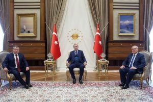 Erdoğan, Yargıtay Başkanı ve Başsavcısını kabul etti