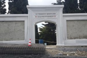 15 Temmuz Şehitliği yapılmaya başlandı