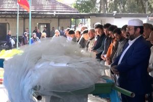 Fırtına kurbanı gen&ccedil; kız gelinliğiyle uğurlandı