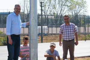 Bursa Karacabey'de elektrik hatları yer altına iniyor