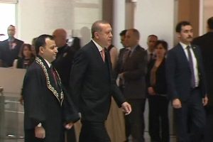 Anayasa Mahkemesinin 55. kuruluş yıld&ouml;n&uuml;m&uuml; t&ouml;renine katıldılar