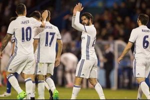 Real Madrid yarım d&uuml;zine attı