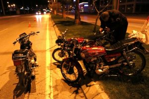 &Ccedil;alıntı motosikletle motosiklet hırsızlığı girişimi polis takıldı