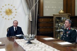 Cumhurbaşkanı Erdoğan, Genelkurmay Başkanı Akar'ı kabul etti
