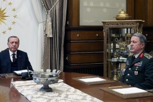 Cumhurbaşkanı Erdoğan Genelkurmay Başkanı Akar'ı kabul etti
