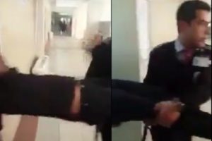 Avukat duruşmadan b&ouml;yle atıldı!
