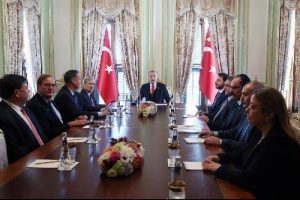 Erdoğan, Atlantik Konseyi Y&ouml;netim Kurulu'nu kabul etti