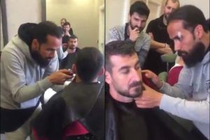 Yıldız futbolcu kuaf&ouml;r oldu