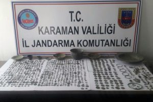 Tarihi eser ka&ccedil;ak&ccedil;ıları yakayı ele verdi
