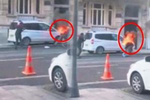 &Uuml;zerine tiner d&ouml;k&uuml;p ateşe vermişti! İşte istenen ceza