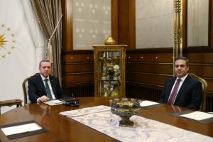 Erdoğan MİT M&uuml;steşarı Fidan'ı kabul etti