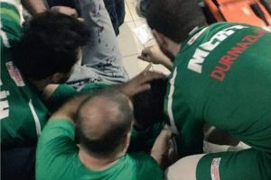 Bursaspor Durmazlar ma&ccedil;ında arbede!