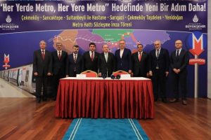 İstanbul'a yeni metro i&ccedil;in imzaları atıldı